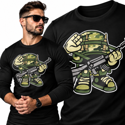 ANIMOWANE  ANIMOWANY  LONGSLEEVE SOLIDER